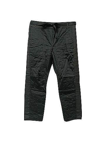 Isabel Marant Isabel Marant Embellished Straight-Leg Trousers in Black Cotton (view 1)