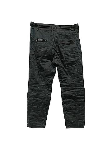 Isabel Marant Isabel Marant Embellished Straight-Leg Trousers in Black Cotton (view 2)