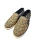 Coach Print Brown Flats Size 6 - photo 2