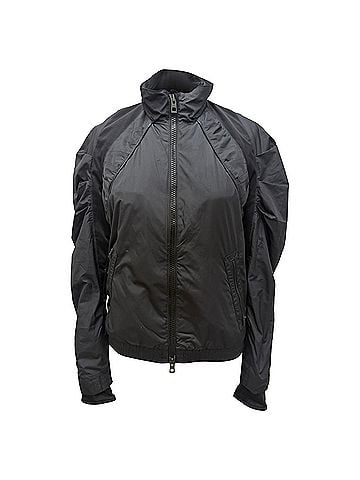 Stella McCartney Adidas x Stella Mccartney Zip-Up Bomber Jacket in Black Polyester (view 1)