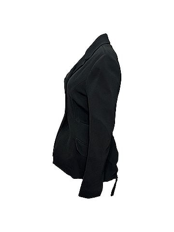 Proenza Schouler Proenza Schouler Bi-Stretch Crepe Blazer in Black Viscose (view 2)