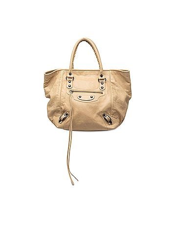 Balenciaga Lambskin Motocross Classic Sunday Tote (view 1)