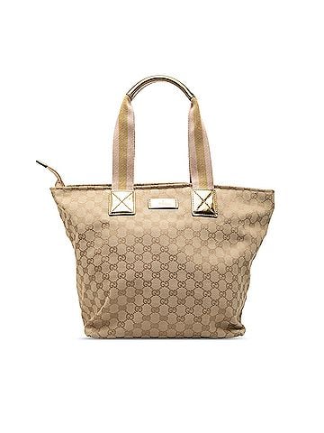 Gucci GG Canvas Web Tote (view 1)