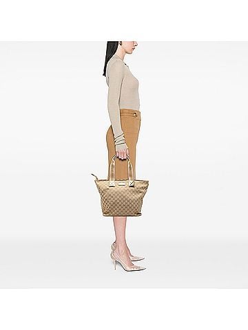 Gucci GG Canvas Web Tote (view 2)