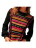 Sézane Stripes Black Multi Color Pullover Sweater Size S - photo 1