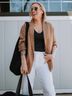 Everlane 100% Lyocell 100% Polyester Brown Blazer Size XXS - photo 5