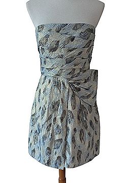 BCBGMAXAZRIA Feather print Cocktail Dress (view 1)