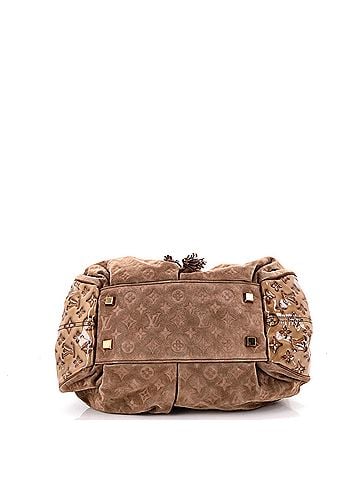 Louis Vuitton Irene Handbag Monogram Embossed Suede and Patent (view 2)