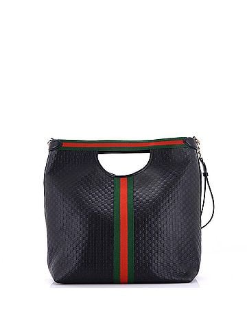 Gucci Giglio Convertible Shopper Tote Guccissima Leather Large (view 2)