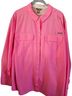 Eddie Bauer 68% Polyester 32% Nylon 100% Polyester Pink Long Sleeve Polo Size 2X - photo 1