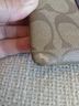Coach 100% Leather Print Brown Makeup Bag One size - photo 3