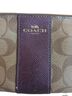 Coach 100% Leather Print Brown Makeup Bag One size - photo 2