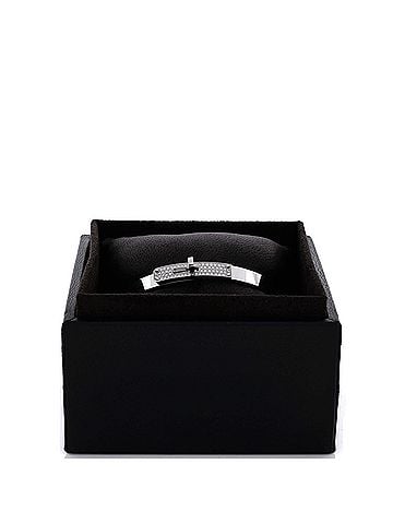 Hermès Kelly Bracelet 18K White Gold and Pave Diamonds Small (view 2)
