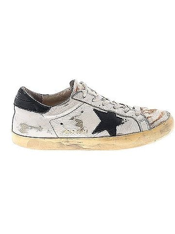 Golden Goose Destroyed Zebra Sneakers (view 1)