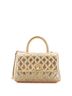 Chanel 100% Leather Coco Top Handle Bag Quilted Caviar Mini One size - photo 1
