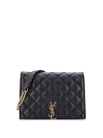 Saint Laurent Becky Shoulder Bag Quilted Leather Small (view 1)