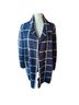 Anne Klein Plaid Black Ivory Coat Size XL - photo 1