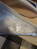 Clemente 100% Leather Silver Flats Size EU 39 - photo 3