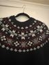 Polo by Ralph Lauren Fair Isle Black White Red Pullover Sweater Size S - photo 4