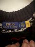 Polo by Ralph Lauren Fair Isle Black White Red Pullover Sweater Size S - photo 5