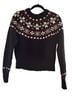 Polo by Ralph Lauren Fair Isle Black White Red Pullover Sweater Size S - photo 1