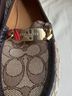 Coach Print Brown Flats Size 10 - photo 8