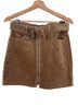 C'est Toi Brown Denim Skirt Size 4 - photo 1