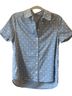 Stitch Fix 100% Cotton Blue Short Sleeve Button-Down Shirt Size XS - photo 1