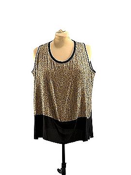 Eileen Fisher Sequin Rivulet Silk Top (view 1)