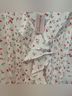 Philosophy 100% Polyester Floral White Red Short Sleeve Blouse Size M - photo 4