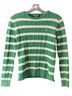 Ralph Lauren 100% Cotton Stripes Green White Pullover Sweater Size S - photo 1