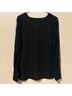 Catherine Malandrino 100% Polyester 100% Nylon Black Long Sleeve Blouse Size XL - photo 5