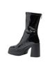 Free People 100% Leather Black Ankle Boots Size 9 - photo 2