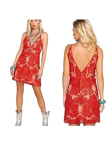 Free People Night Shimmer Cocktail Dress (view 1)