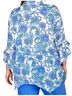 Ruby Rd. Blue 3/4 Sleeve Button-Down Shirt Size 2X - photo 2