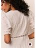 LoveShackFancy 100% Cotton Floral Bow Print White Cocktail Dress Size 6 - photo 4