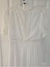 LoveShackFancy 100% Cotton Floral Bow Print White Cocktail Dress Size 6 - photo 10