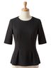 Ann Taylor Black Short Sleeve Blouse Size M - photo 1