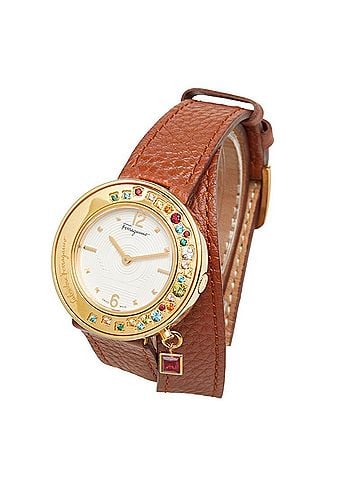 Salvatore Ferragamo Salvatore Ferragamo Gancini Sparkling Watch F64SBQ50001 Quartz White Dial Stainless Steel Topaz Ladies (view 2)