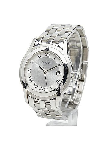 Gucci Gucci G-Class 5500M Quartz Watch, Silver Dial, Stainless Steel, Women's Watch. (view 2)