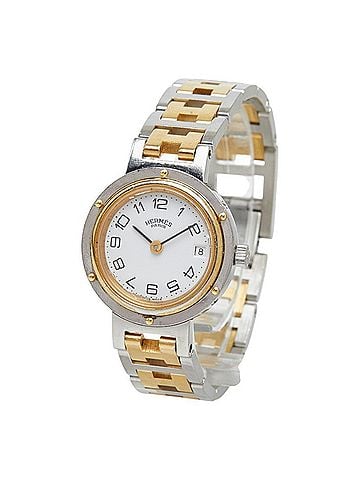 Hermès Hermes Clipper Watch CL4.220 Quartz White Dial Stainless Steel Women's HERMES (view 2)