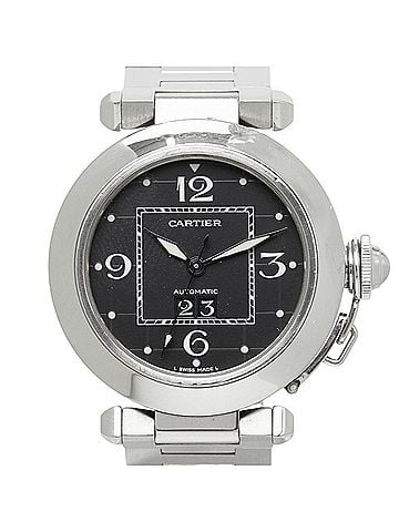 Cartier Cartier Pasha C Big Date Watch W31053M7 Automatic (with manual winding) Black Dial Stainless Steel Ladies CARTIER (view 1)