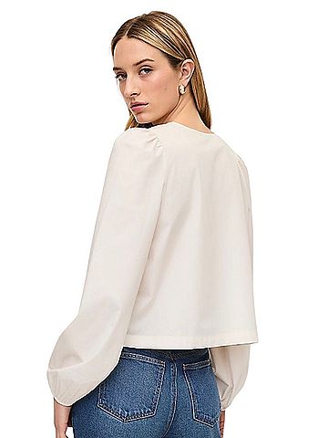 Ann Taylor Short Sleeve Blouse (view 2)