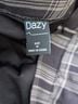 DAZY Plaid Black Gray Casual Skirt Size M - photo 3