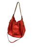 Coach 100% Leather Solid Red Crossbody Bag One size - photo 3