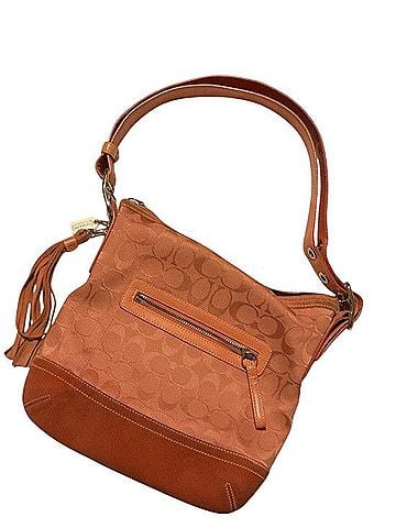 Coach Signature C Leather Shoulder Bag (view 2)