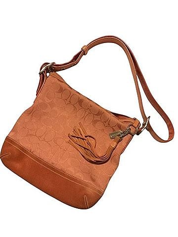 Coach Signature C Leather Shoulder Bag (view 1)