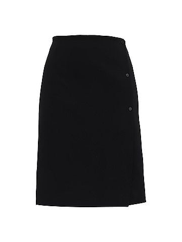 Proenza Schouler Proenza Schouler Knee Length Skirt in Black Wool (view 1)