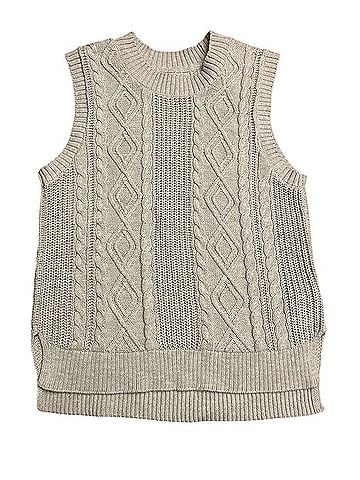 Joie Joie Sleaveless Cable Knit Cotton Sweater Sweater Vest (view 2)