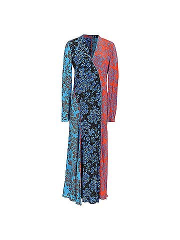 Diane von Furstenberg Diane Von Furstenberg Floral-Print Maxi Dress in Multicolor Silk (view 1)